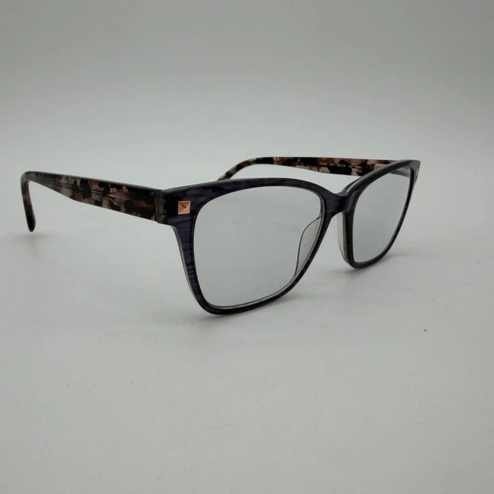 gx by Gwen Stefani GX091 GRY Purple Tortoise Eyeglass Frames 54-16